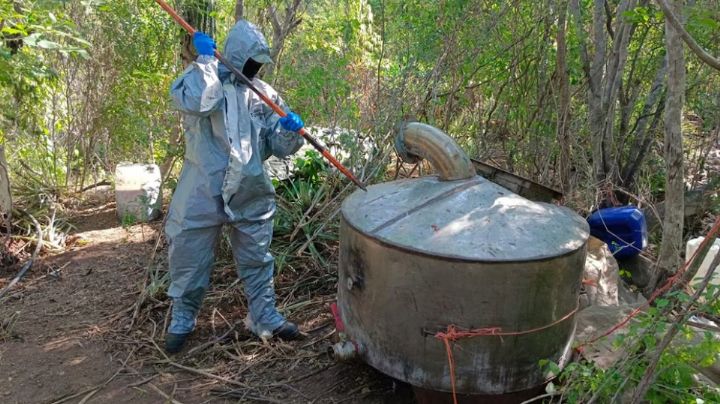 Ejercito desmantela laboratorio clandestino de droga sintética en Ensenada