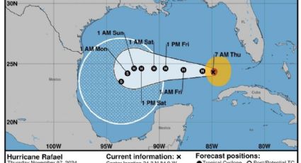 Nuevo León monitorea trayectoria y evolución del huracán 'Rafael'
