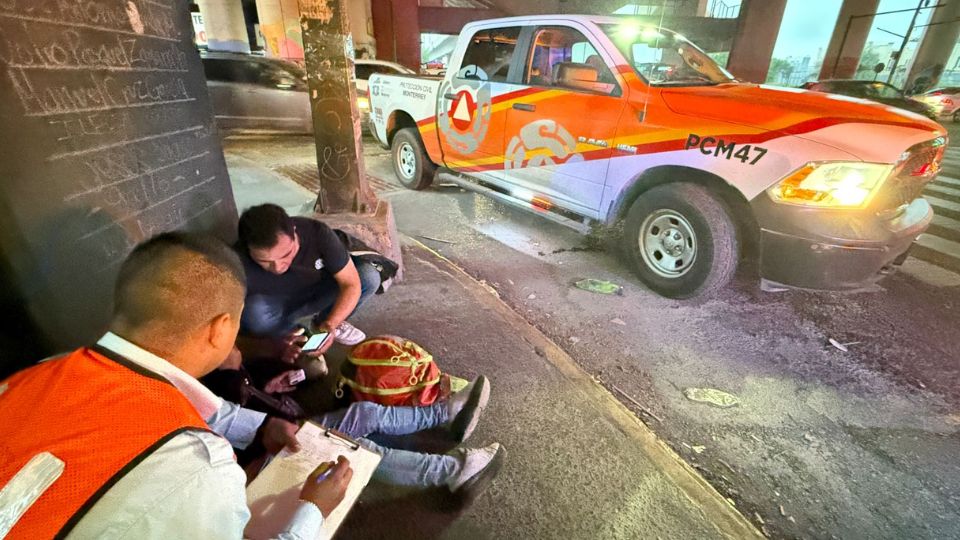 Atropello de mujer registrado en el centro de Monterrey