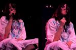 Golpean a Billie Eilish al arrojarle un objeto en pleno show; así reaccionó