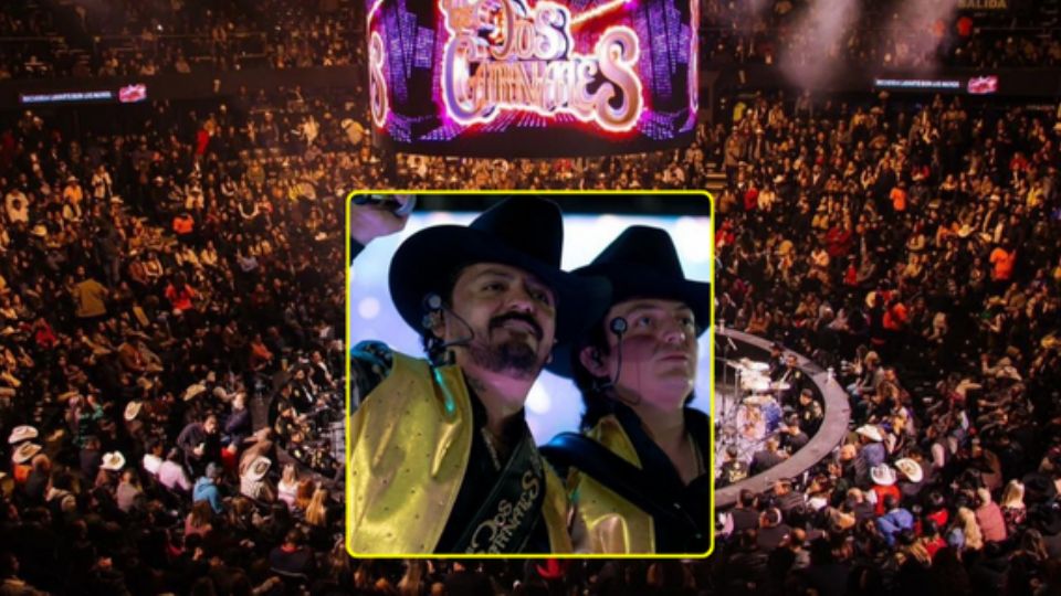 Los Dos Carnales deleitaron al público regiomontano reunido en el Domo Care de Guadalupe.