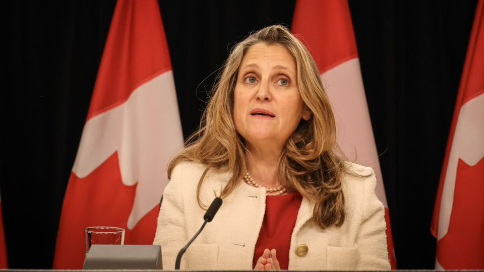Chrystia Freeland dimite como ministra de finanzas de Canadá | X / @cafreeland