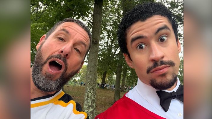 Bad Bunny se une a Adam Sandler en filmación de ‘Happy Gilmore’