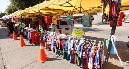 Venta de comidas y jerseys a horas del San Luis vs Rayados