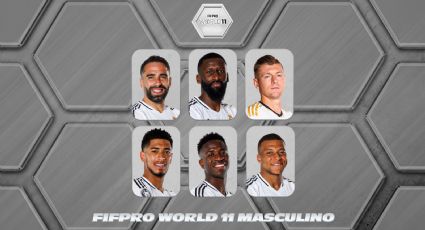 Real Madrid domina el 11 ideal de FIFPRO 2024 con seis jugadores