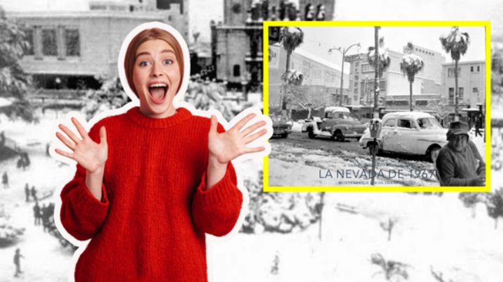 Así fue la icónica nevada de 1967 en Monterrey | FOTOS