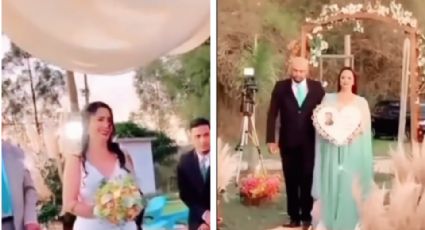 Novia decide realizar boda para honrar su prometido que falleció días antes