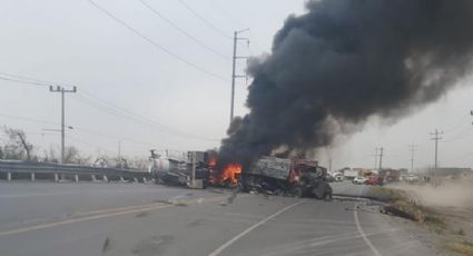 Volcadura de pipa causa cierre total en carretera a Colombia