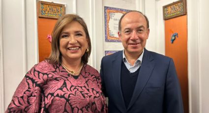 Xóchitl Gálvez se reúne con Felipe Calderón en Madrid