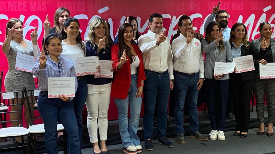 Representantes de Xóchitl Gálvez en Nuevo León.