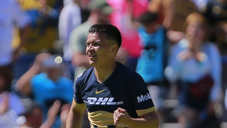 Alí Ávila, canterano de Rayados, marcó un doblete en el triunfo de Pumas ante Puebla en CU.