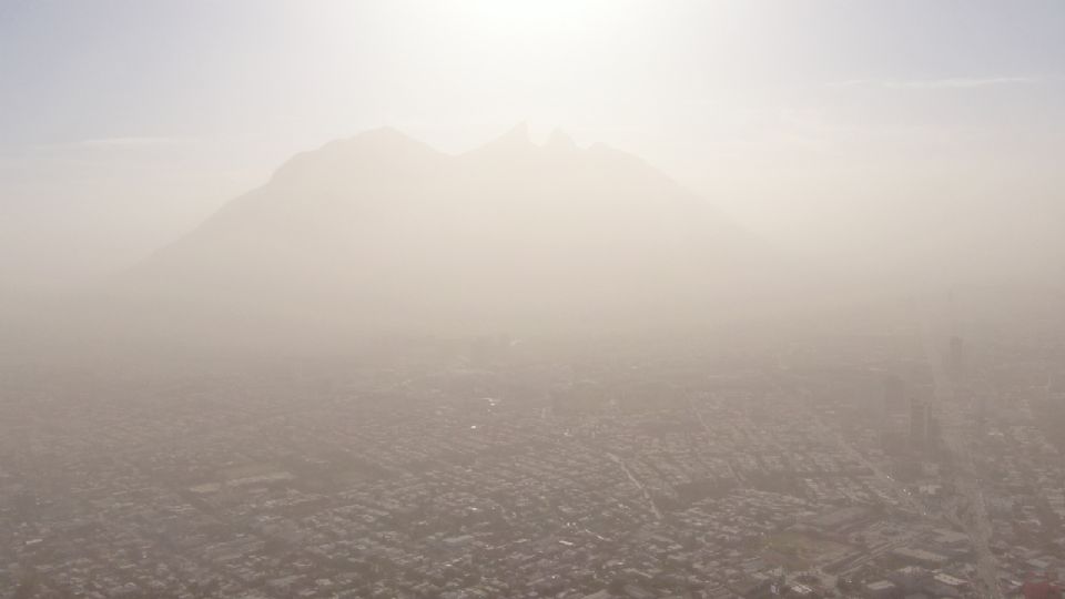 Área Metropolitana de Monterrey contaminada.