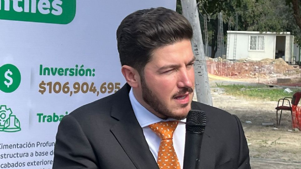 Samuel García, gobernador de Nuevo León.