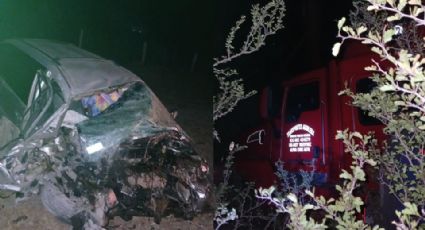 Muere automovilista tras chocar con tráiler en la carretera a Laredo