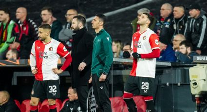 Santi Giménez y Feyenoord igualan ante Roma en Europa League