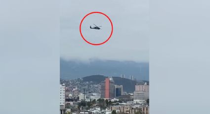 ¿Por qué sobrevoló un Black Hawk en el centro Monterrey?