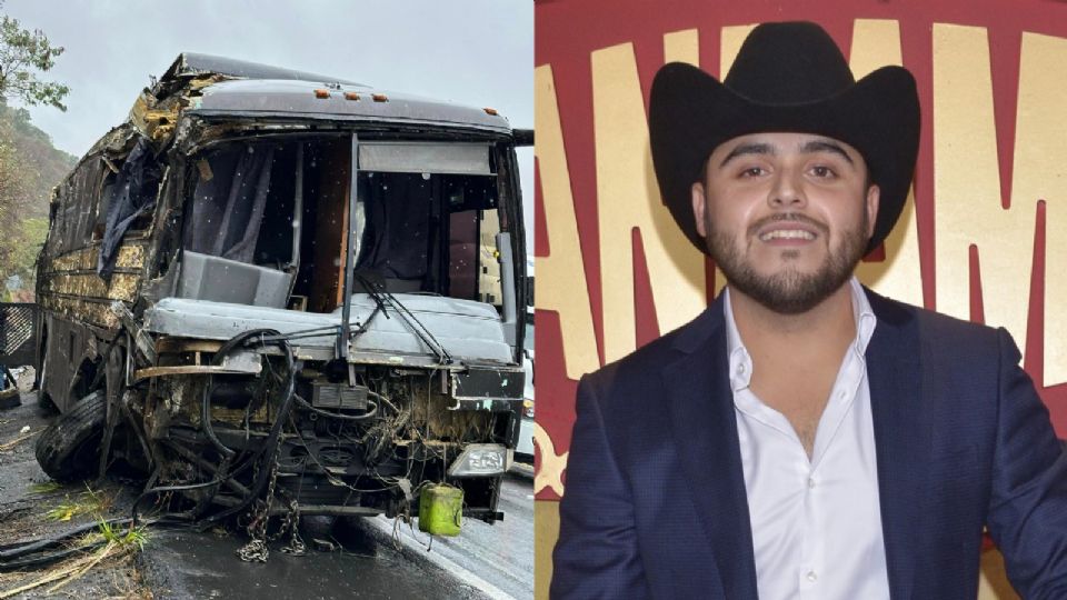 Músicos de Gerardo Ortíz sufren accidente en carretera.