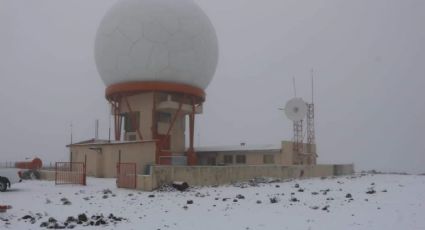 Frente frío 35 'pinta de blanco' zonas montañosas de Nuevo León