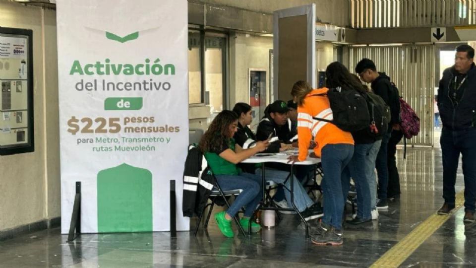 Activación del incentivo de 225 pesos mensuales.