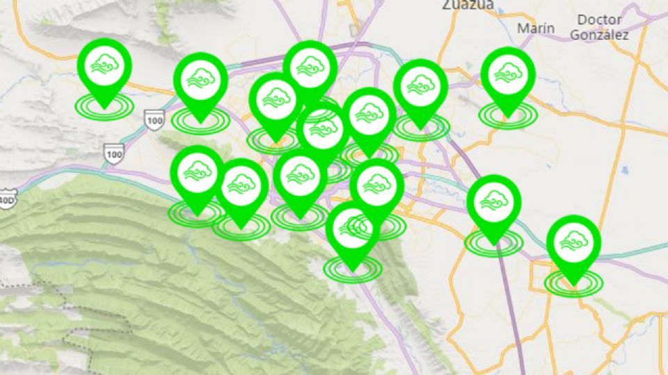 Registro de buena calidad del aire en Monterrey y área metropolitana.