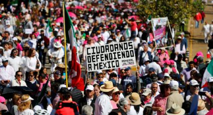 Miles de ciudadanos exigen con marcha respetar elecciones