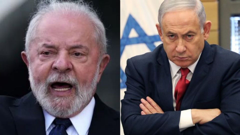 Luiz Inácio Lula da Silva, presidente de Brasil y Binyamin Netanyahu, primer ministro de Israel.