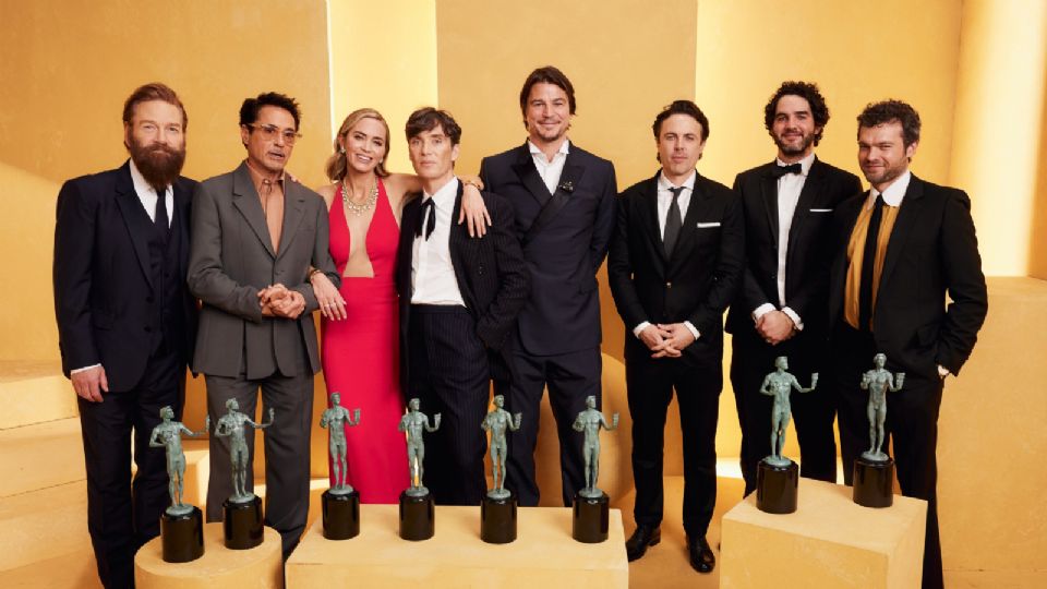 Algunos de los nominados y ganadores en los SAG Awards.