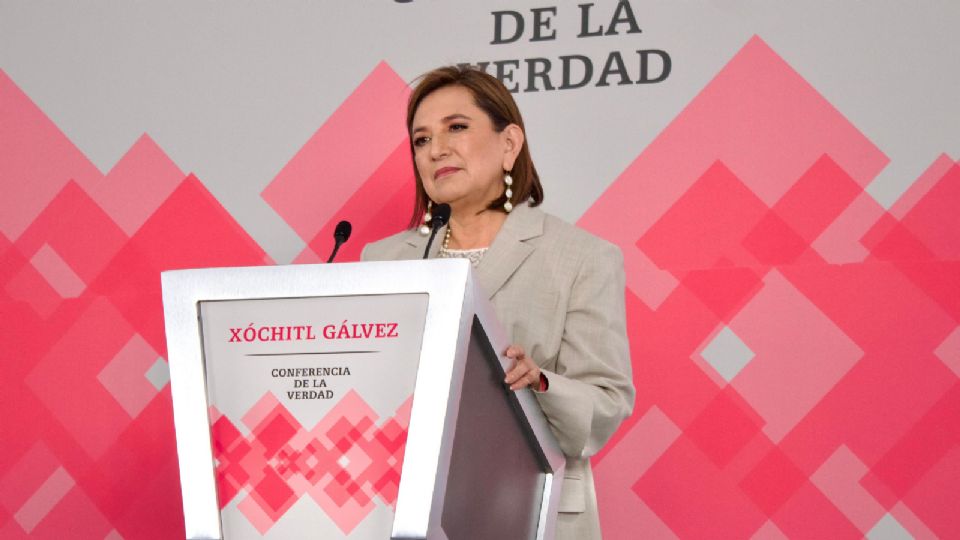 Xóchitl Gálvez, candidata presidencial por la alianza Fuerza y Corazón por México.