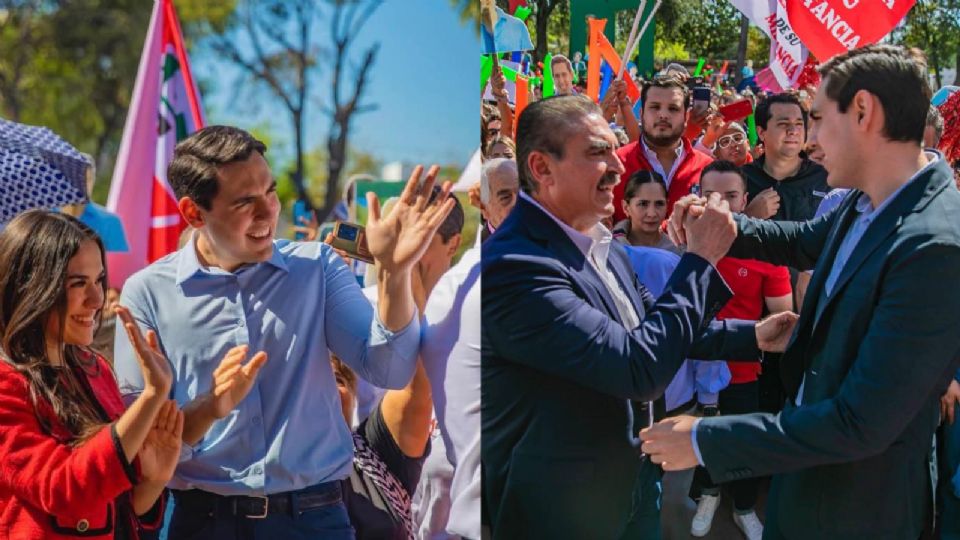 Momento del registro de César Garza Arredondo.