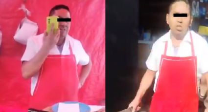 Video: Taquero 'sicario' pide pistola y ataca con cuchillo a clientes en CDMX