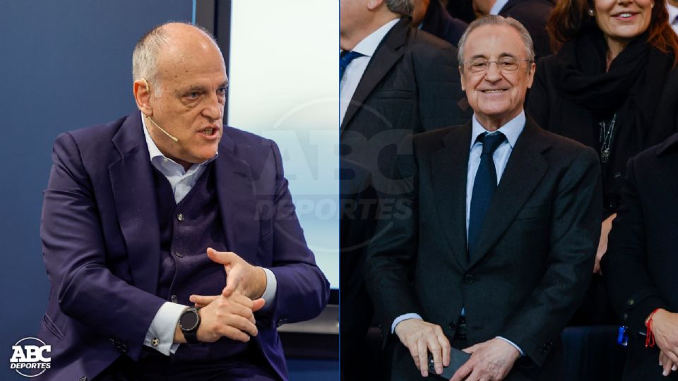 Javier Tebas, presidente de LaLiga, habló sobre las críticas de Florentino Pérez, presidente del Real Madrid