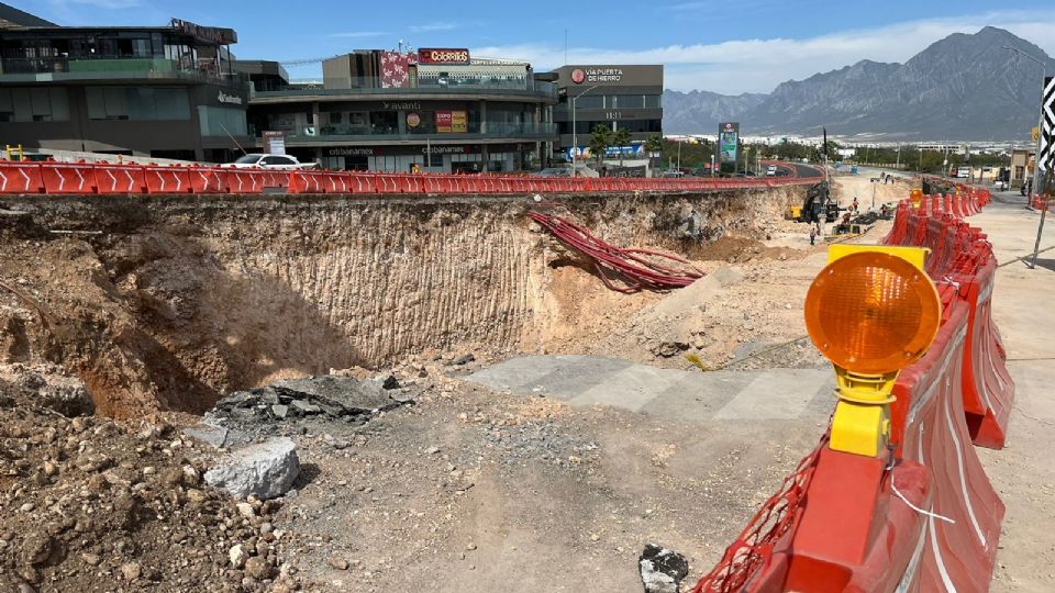 Obras en Paseo de los Leones