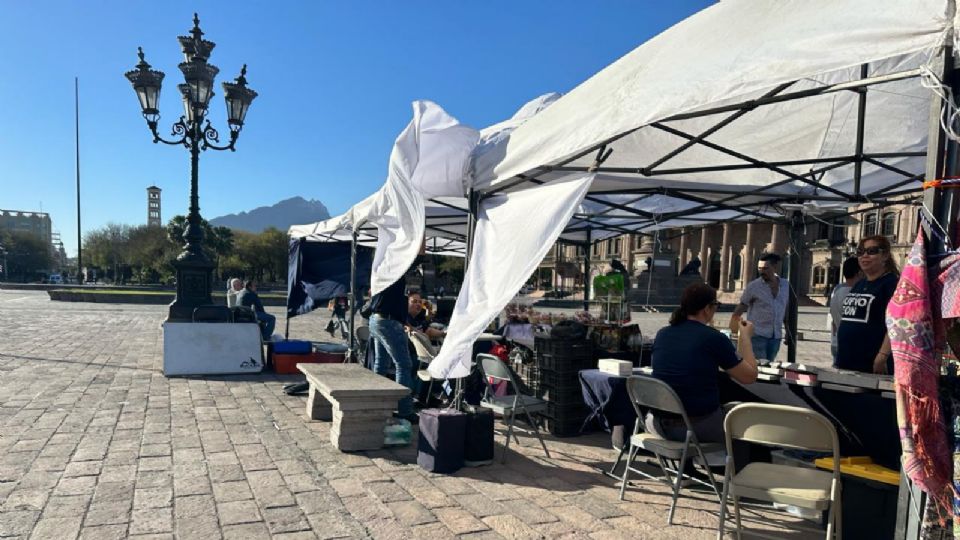 Viento en el área metropolitana de Monterrey.