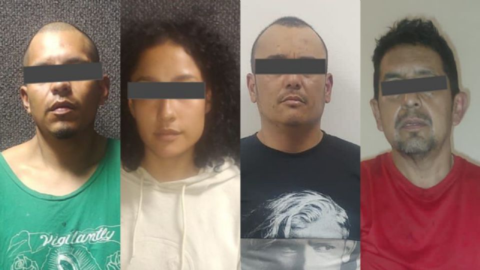 Detenidos en el municipio de García.