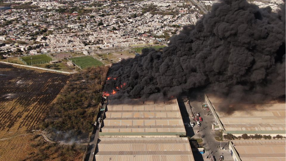 Incendio en fábrica de San Nicolás