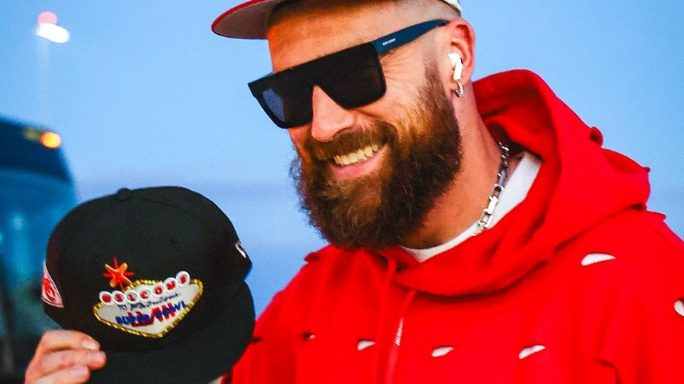 Travis Kelce y los Chiefs ya se encuentran en Las Vegas. El Super Bowl se jugará el 11 de febrero