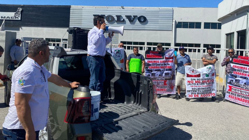 Manifestación de transportistas.