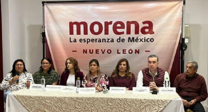 Integrantes de Morena en Nuevo León exhortan aprobar reformas de AMLO