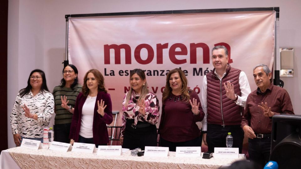 Representantes de Morena en Nuevo León.