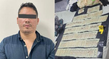 Detienen a hombre y le aseguran Rolex, pasaportes y dólares en Apodaca