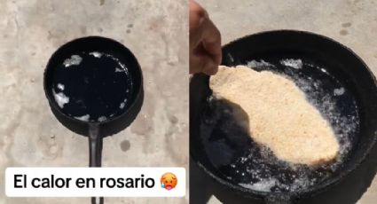 Video: Joven cocina una milanesa con el calor del sol en Argentina