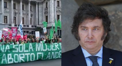 Javier Milei pide derogar ley del aborto en Argentina