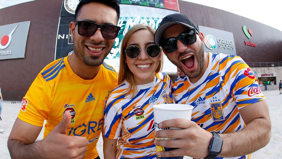 Afición del Tigres durante el juego de la Jornada 6 del Clausura 2020 de la Liga MX, en el Estadio TSM