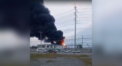 Se incendia terreno baldío en Pesquería, Nuevo León