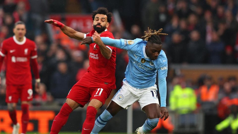 Liverpool y Manchester City empataron 1-1 en la cancha de Anfield.