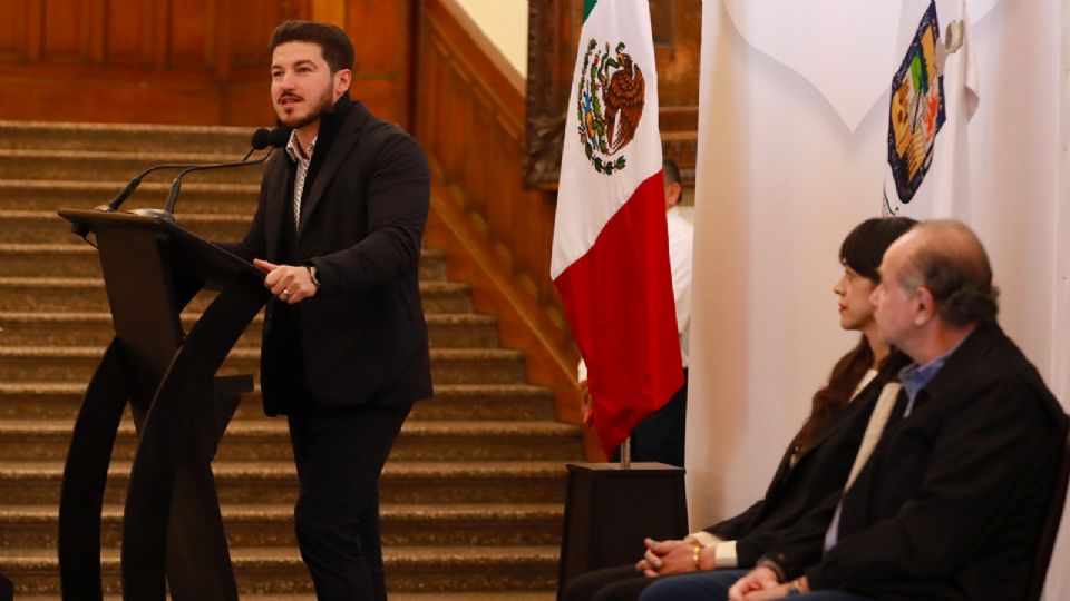 Samuel García, gobernador de Nuevo León.