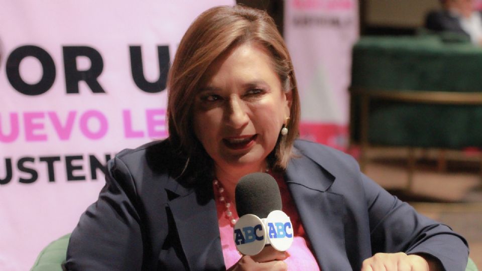 Candidata presidencial de la coalición “Fuerza y Corazón por México”, Xóchitl Gálvez