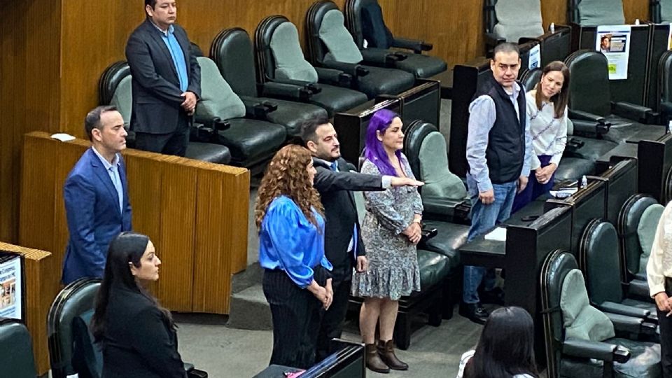 Toman protesta José Luis García Garza y Roberto Emanuel Pérez Villanueva en Congreso Estatal