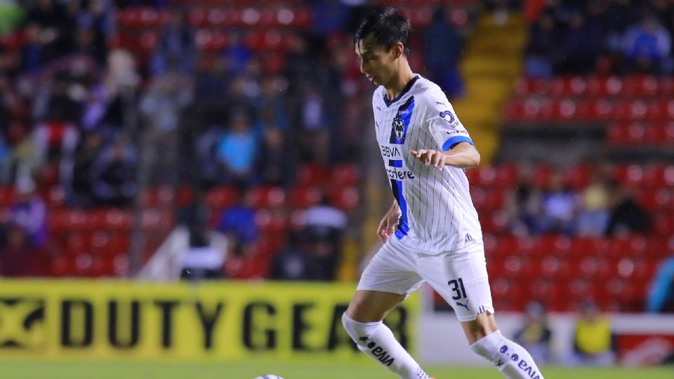 Daniel Parra del Monterrey durante el juego de la jornada 17 del Torneo Apertura 2023