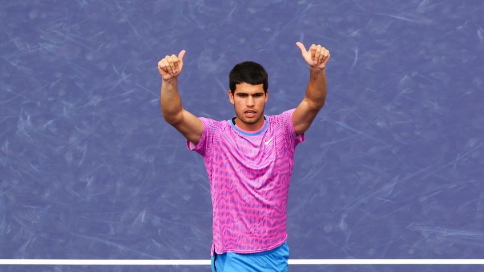 Carlos Alcaraz, número 2 del mundo y primer cabeza de serie en el Masters 1.000 de Miami, debutará en el torneo de Florida.